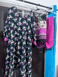 floral print kurta set