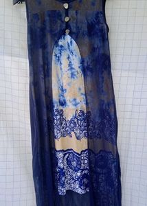 P 1- Boho Tie-Dye Maxi Dress