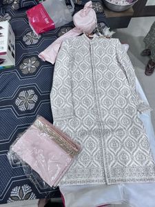 Men's Embellished Sherwani Set
