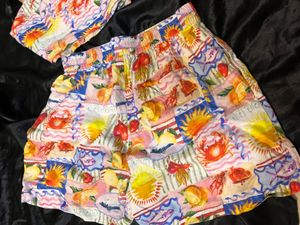 italy theme co-ord set -xs/s has elstic