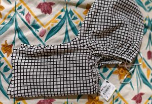 Checkered Crop Top