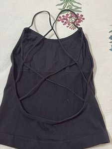 Seamless Ribbed Crop Tank Top