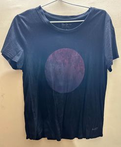 Graphic Print Black T-Shirt