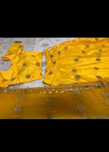 Gorgeous Yellow Lehenga Choli Set