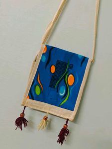 Cute Blue Sling Bag