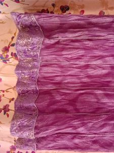 Short Kurti , Lilac Color , All Over Work, Pretty