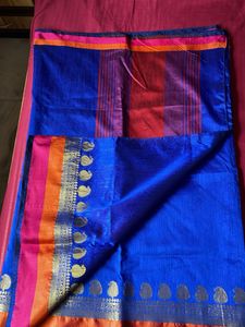 Vibrant Silk Blend Saree