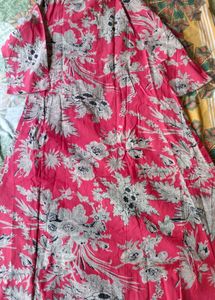 Vibrant Floral Print Kurta Set