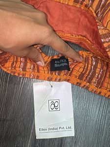 Boho Striped Crop Top Blouse