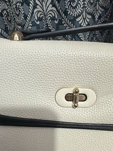 Chic Two-Tone Handbag