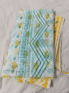 Turquoise Floral Print Kurti