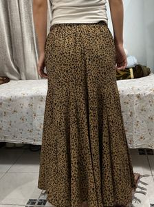 Leopard Print Maxi Skirt