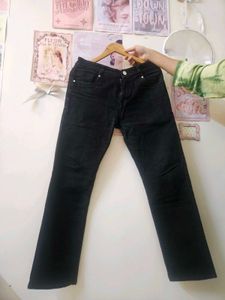 Classic Black Denim Jeans