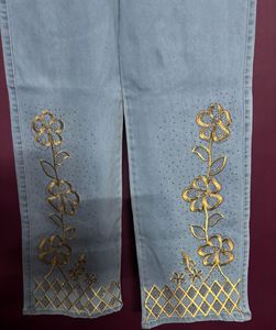 Embellished Flare Jeans