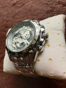 Casio Chronograph White Dial Men's Watch