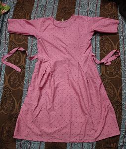 Pink Polka Dot Dress