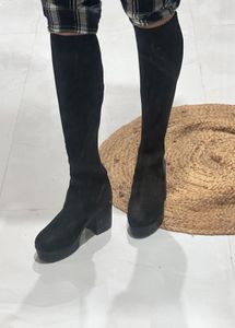 completely New Black long Boots