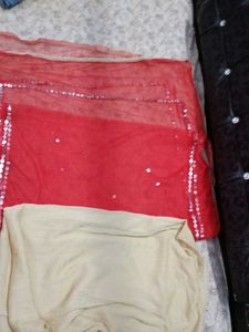 Red + yellow dupatta