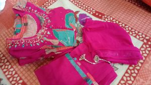 Pink Ethnic frock Set💓