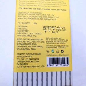 Sealed Dot &amp; Key Vitamin C+E Sunscreen SPF 50