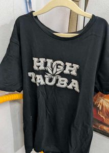 Black Graphic Tee (High Tauba)