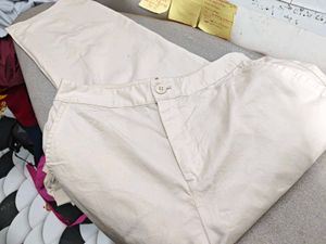 SPAO Premium Cream Casual Trousers