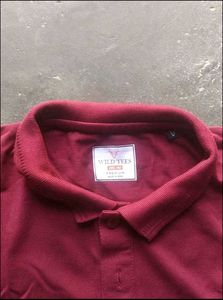 Men's Maroon Polo T-Shirt