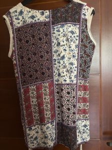 🇺🇸Vintage Print Sleeveless Blouse