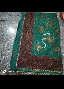 Embellished Green Saree spi offer 🎉 buy 1 get one