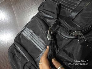 Stylish Black Hobo Bag with multiple pockets compa
