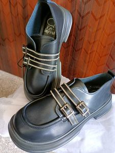 Buckle Platform Shoes