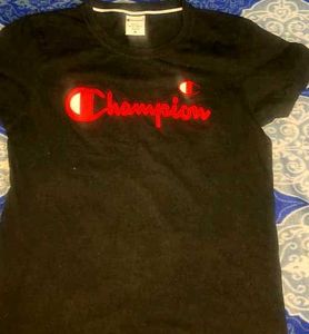 Champion Black T-Shirt
