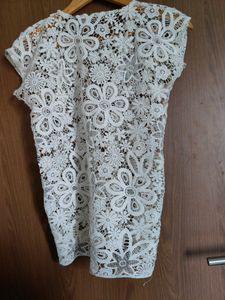 White Partywear Top