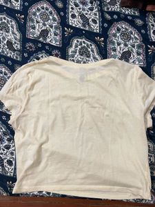 Cream "La Piazza Italia Catania" Graphic Tee