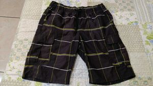 Men's Plaid Cargo Shorts