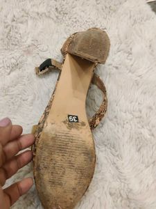 Snakeskin Heels