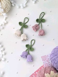 lily of the vally bag charms