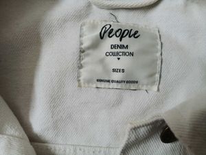 DISTRESSED WHITE JACKET