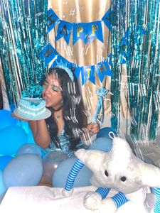Sparkly Blue Party Dress