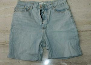 Light Wash Denim Shorts