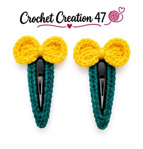 Crochet Hair clips