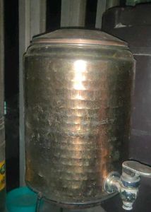 Hammered Copper Water Dispenser