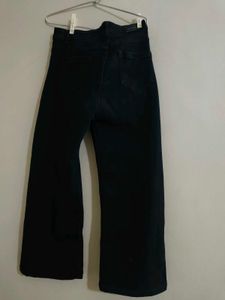 Wide Leg Black Jeans