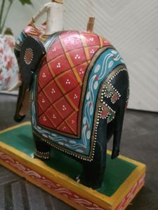 Hand Crafted Wooden Elephant