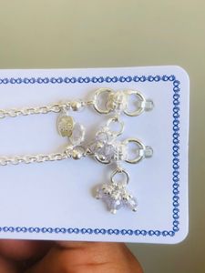 Pure Silver Payal (wt:-18.100g)