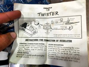 Orient Twister Fan Regulator