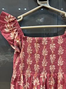 Floral Print Ruched Top