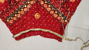 Stunning Red &amp; Yellow Lehenga Choli