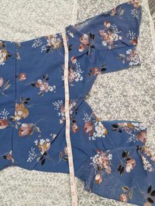 Blue Floral Maxi Dress