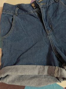 High Waisted Denim Shorts